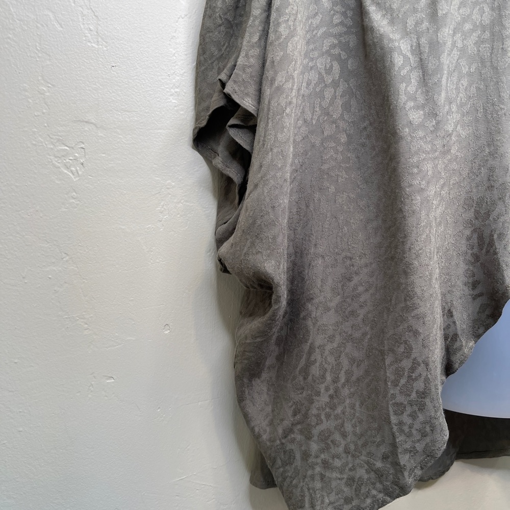 Style Rack | Cheetah Print Textured Open Front Kimono Jacket Cardigan - Picture 7 of 13